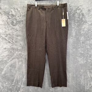 New Michael Kors Men's Dress Pants 38x30 Brown Polyester Blend